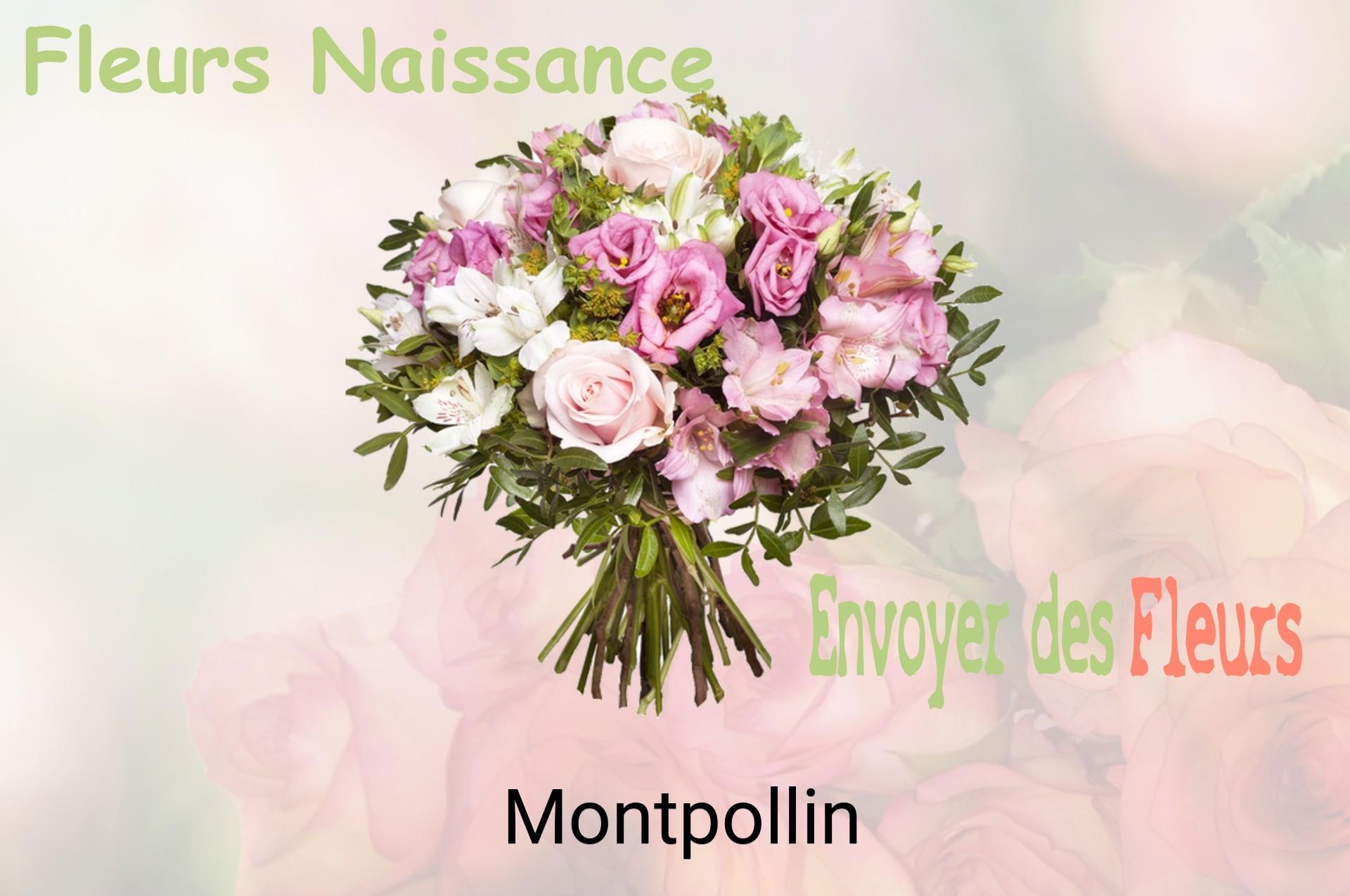 Bouquet de fleurs de naissance livré à Montpollin